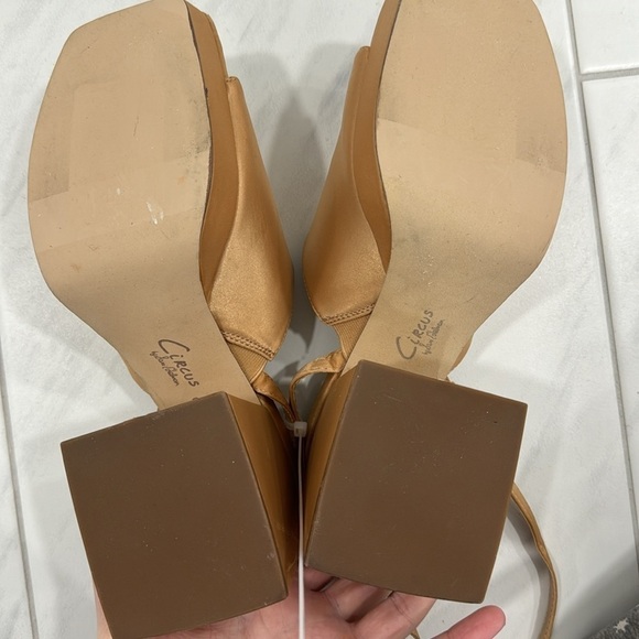Circus by Sam Edelman Rosa Beige Miranda Platform Ankle Strap Sandal - Size 7.5 - Picture 15 of 16